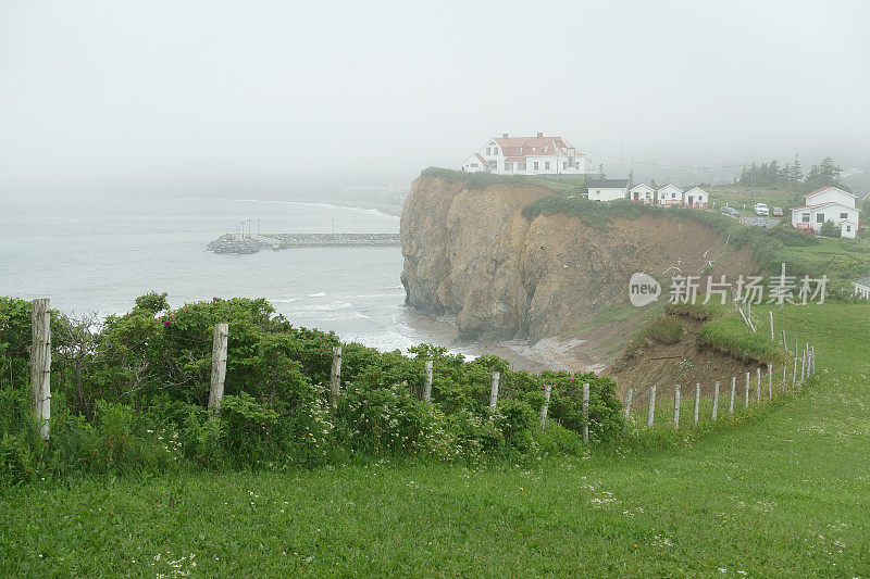 perce村，gaspesie, QC